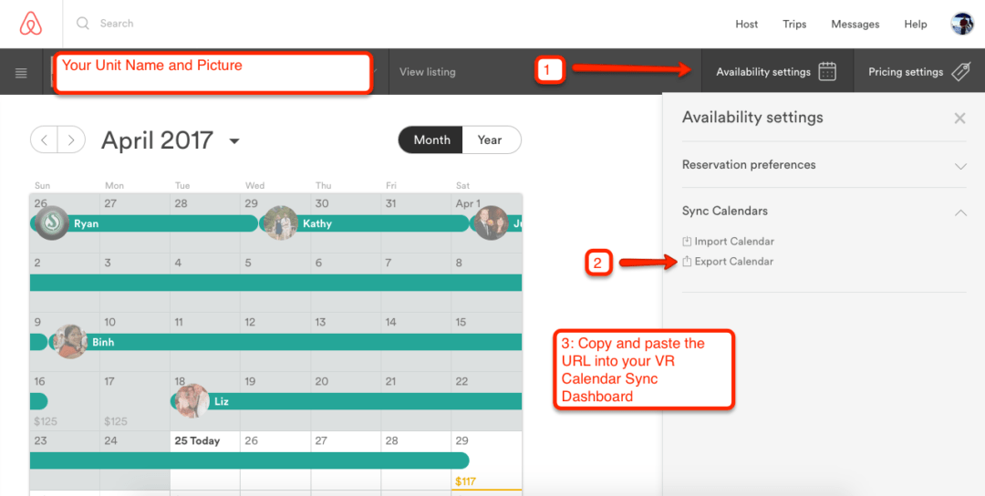 How to Sync your VRBO and Airbnb accounts to VR Calendar Sync VR